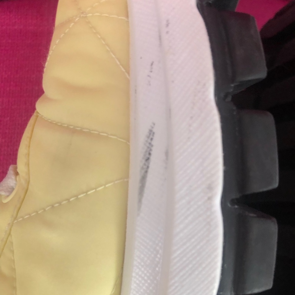 Prada Yellow Nylon Quilted Sneakers Size 36 - Picture 8 of 10